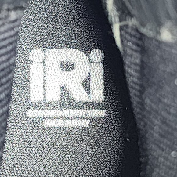 IRI VES Size 7 Black Outline Knit Leather High Top Sock Sneakers Womens - Picture 2 of 11